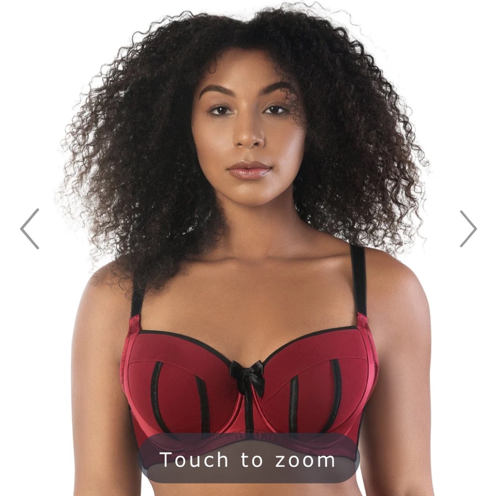 NWOT✨Parfait | 38D | Women’s Charlotte Black & Red Padded Underwire Bra